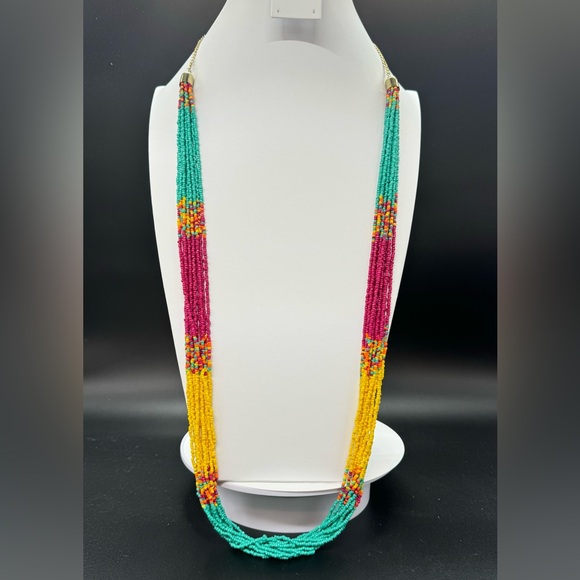 MIXIT Stunning Long Multilayer Beaded Necklace - Picture 2 of 6